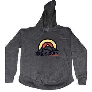 MV SPORT Estes Park Colorado Hoodie Womens Small‎ Drawstring Outdoors